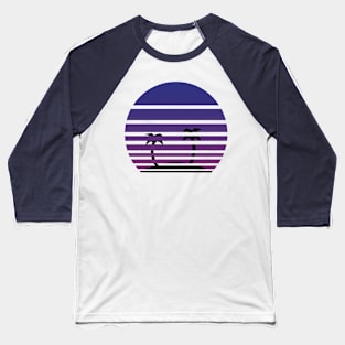 Tropical Night Baseball T-Shirt